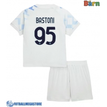 Fotballdrakt Barn Inter Milan Alessandro Bastoni #95 Bortedraktsett 2025-26 Kortermet (+ Korte bukser)